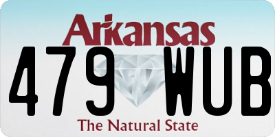 AR license plate 479WUB