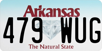 AR license plate 479WUG