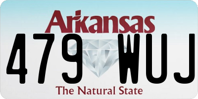 AR license plate 479WUJ