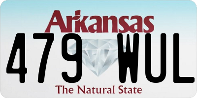 AR license plate 479WUL