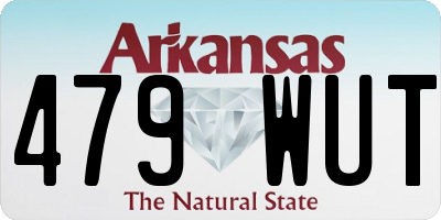 AR license plate 479WUT