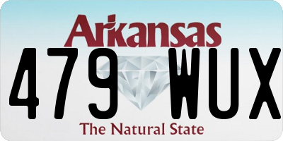 AR license plate 479WUX