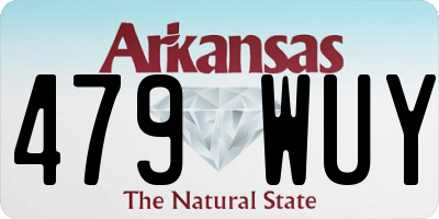 AR license plate 479WUY