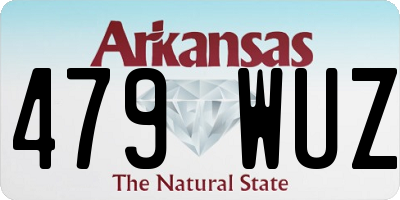 AR license plate 479WUZ