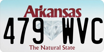 AR license plate 479WVC