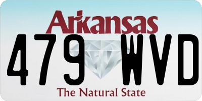 AR license plate 479WVD