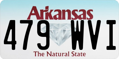 AR license plate 479WVI