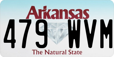 AR license plate 479WVM