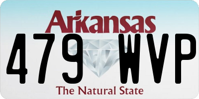 AR license plate 479WVP