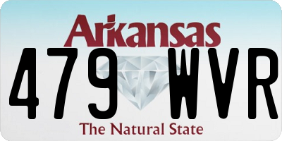 AR license plate 479WVR