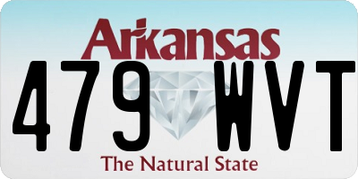 AR license plate 479WVT