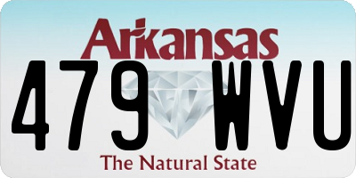 AR license plate 479WVU
