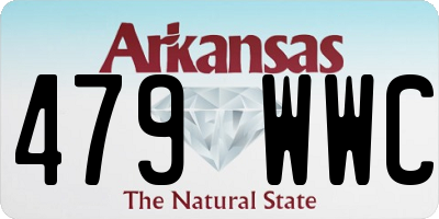 AR license plate 479WWC