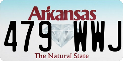 AR license plate 479WWJ