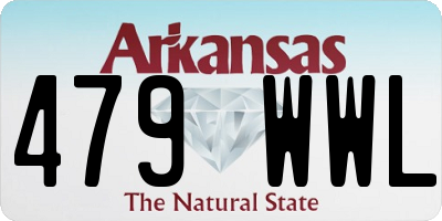 AR license plate 479WWL