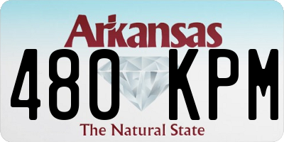 AR license plate 480KPM