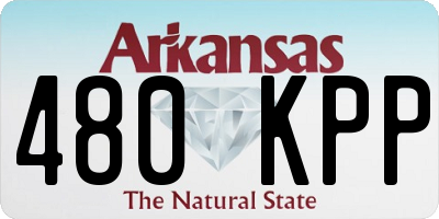 AR license plate 480KPP