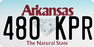 AR license plate 480KPR