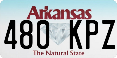 AR license plate 480KPZ