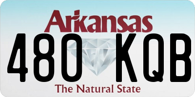 AR license plate 480KQB