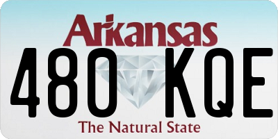 AR license plate 480KQE