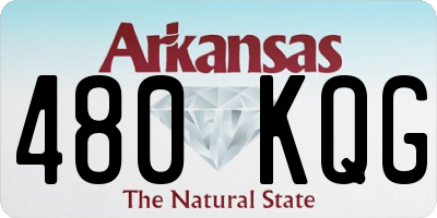 AR license plate 480KQG