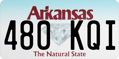 AR license plate 480KQI