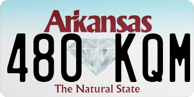 AR license plate 480KQM