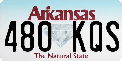 AR license plate 480KQS