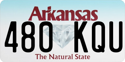 AR license plate 480KQU