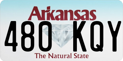 AR license plate 480KQY