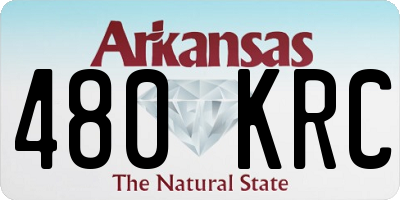 AR license plate 480KRC