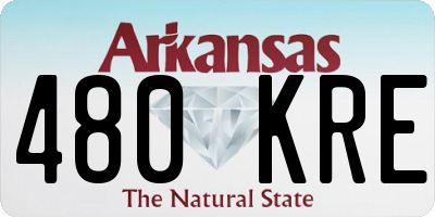 AR license plate 480KRE