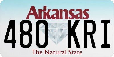AR license plate 480KRI