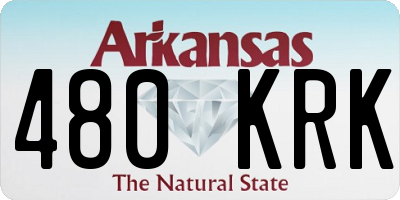 AR license plate 480KRK