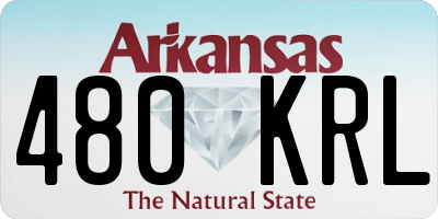 AR license plate 480KRL