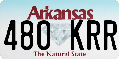 AR license plate 480KRR