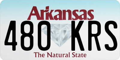 AR license plate 480KRS