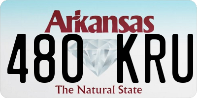 AR license plate 480KRU