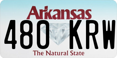 AR license plate 480KRW