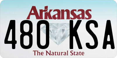 AR license plate 480KSA