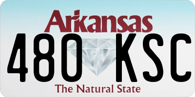 AR license plate 480KSC