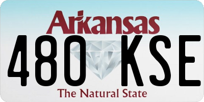 AR license plate 480KSE