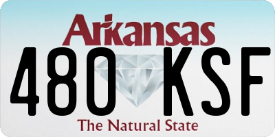 AR license plate 480KSF