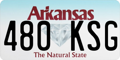 AR license plate 480KSG