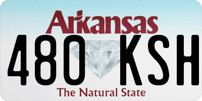 AR license plate 480KSH