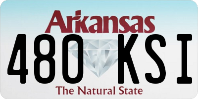 AR license plate 480KSI