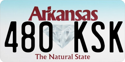 AR license plate 480KSK