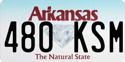 AR license plate 480KSM