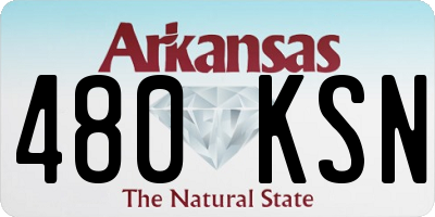 AR license plate 480KSN